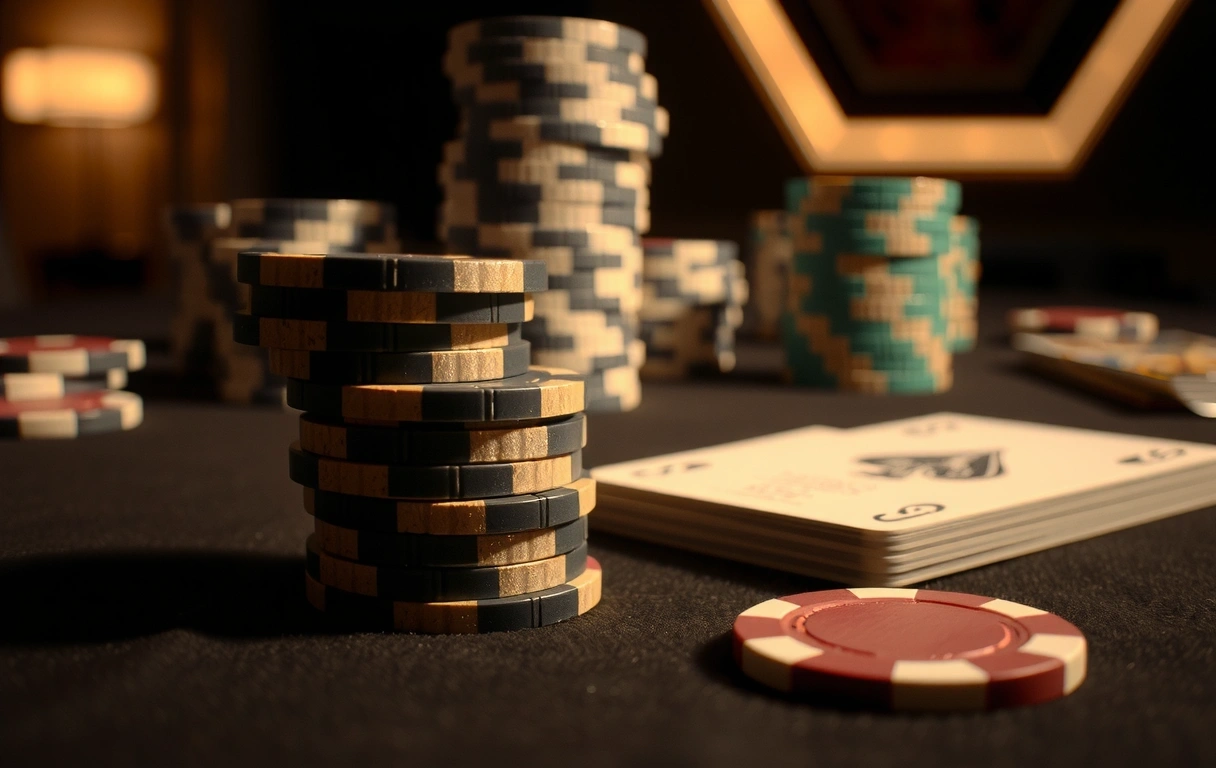 Professionel poker atmosfære